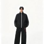 Track jacket shown from a second angle